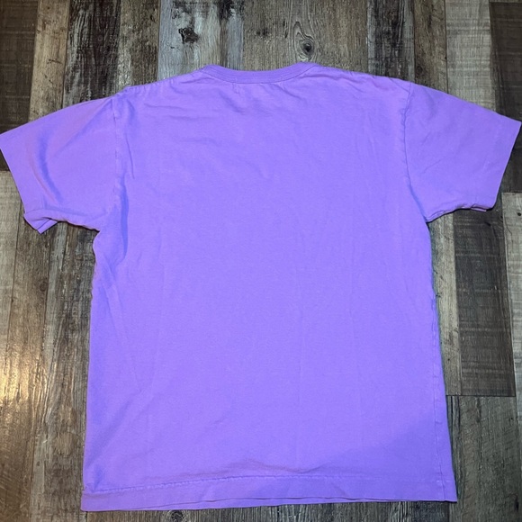 COMME des GARÇONS PLAY Purple Small Heart Patch T-Shirt Medium - Picture 6 of 6